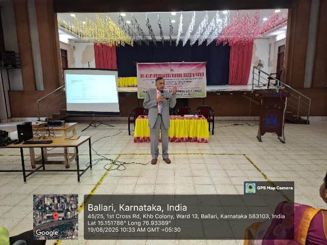 A One Day Workshop on “Institutional Development & NAAC Accreditation ...